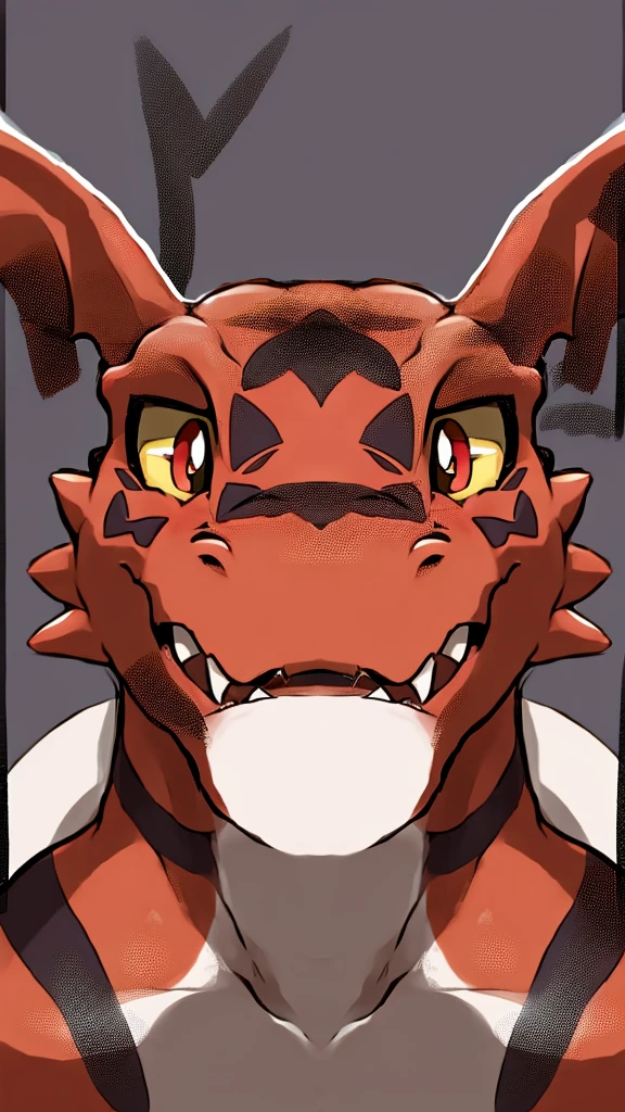 Headshot guilmon digimon 