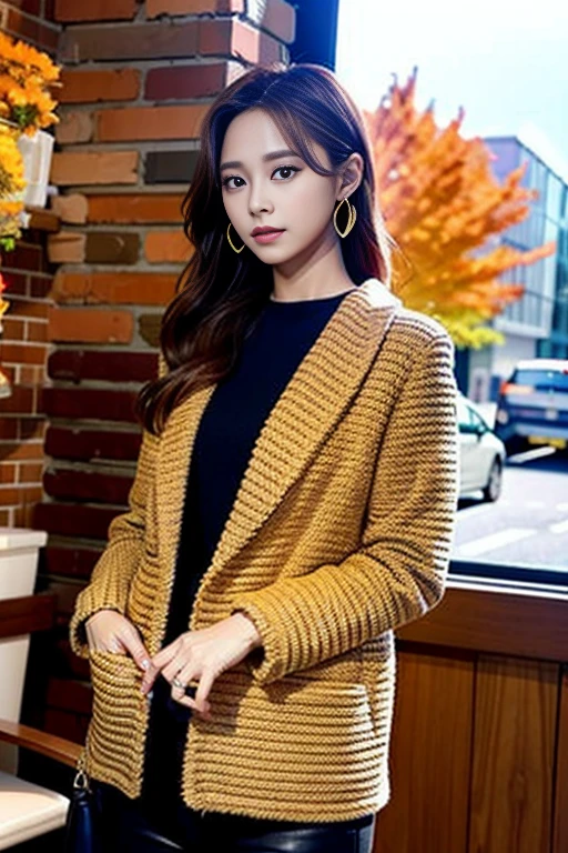 best qualtiy, Full body like，Refined face，pretty  face，25 years old woman，slimfigure，Smaller bust，office lady uniform，Office wear，black lence stockings，Outdoor scene，Sleeping position，wears glasses