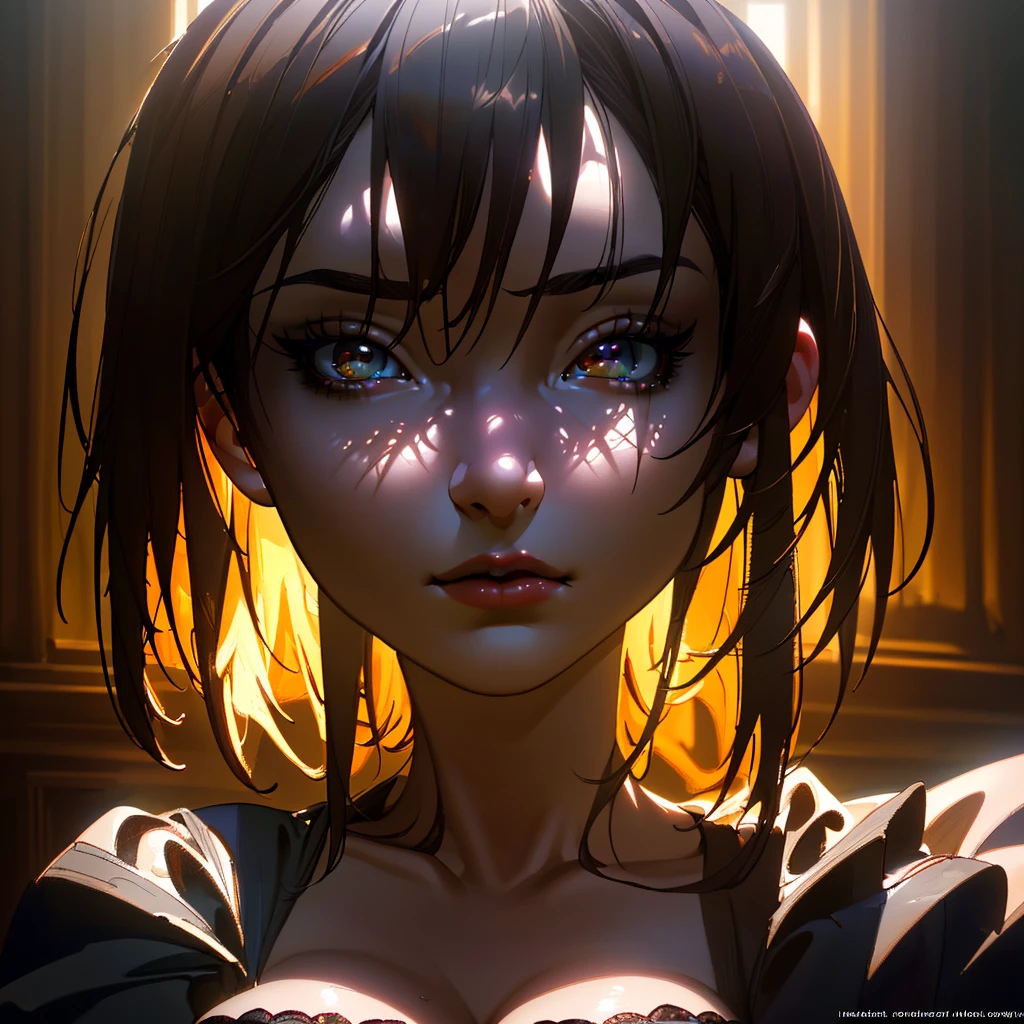 Main: ShioriNishimura, 1girl, dark-skinned female, mature female, brown hair, short hair, brown eyes, choker, huge breasts,, mature female, 40 yo, lipstick, makeup, black eyeshadow, smokey eyes, make nude, revealed nipples, errect nipples, angelblade costume, Optional: detailed hair, ultra detailed face, blue eyes, perfect eyes, perfect face, Large Breasts, cleavage, curvy, big ass tricky glance, smirking (masterpiece), best quality, muscular woman, woman with well marked muscles, toned muscles, hyper muscular, massive muscles, massive shoulders, massive biceps, muscles bulging, gigantic muscles, extreme muscular, muscles, big muscles, muscle mommy, muscular female, Bulky, Bodybuilder, HyperMuscle, massive breasts, well defined abs, big tits, massive tits, fake tits, erect nipples, legs spread, legs spread open, tight clothing, hands press breasts, hands squeezing breasts, massive muscles, massive shoulders, massive biceps, muscles bulging, gigantic muscles, extreme muscular, Reika Kitami, nude, naked, breasts revealed, standing tall, facing you, looking at you, legs spread open, nude, naked, breast revealed, bigger then head, breasts bigger then head, giving you middle finger