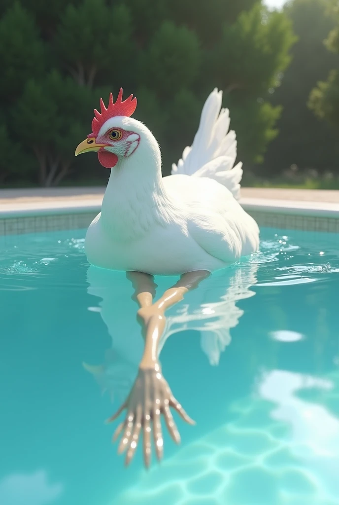 Water male character with big cock