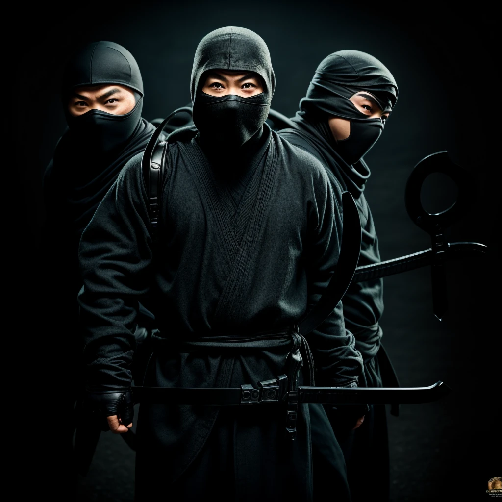 masterpiece, best quality, cinematic photo of ninjas lutadores
, photograph, film, highres