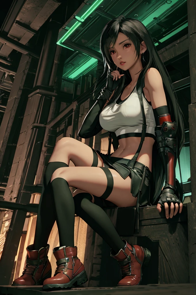 Tifa Lockhart Electric chair Being electrocuted