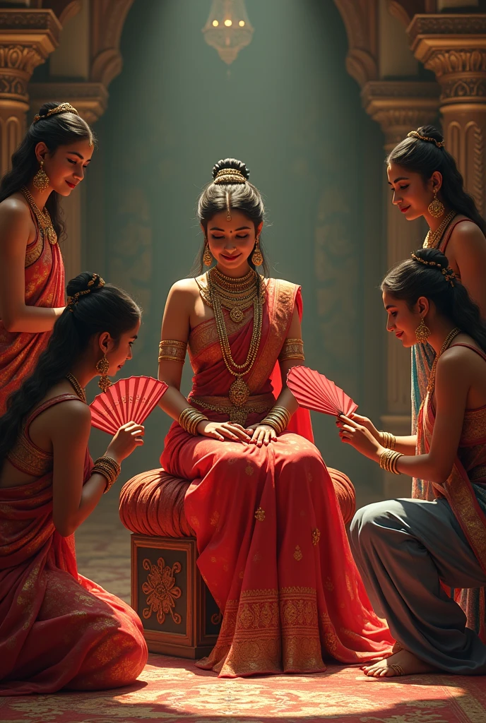 Indian Hindu women, Beautiful background,hot body structure, normal face