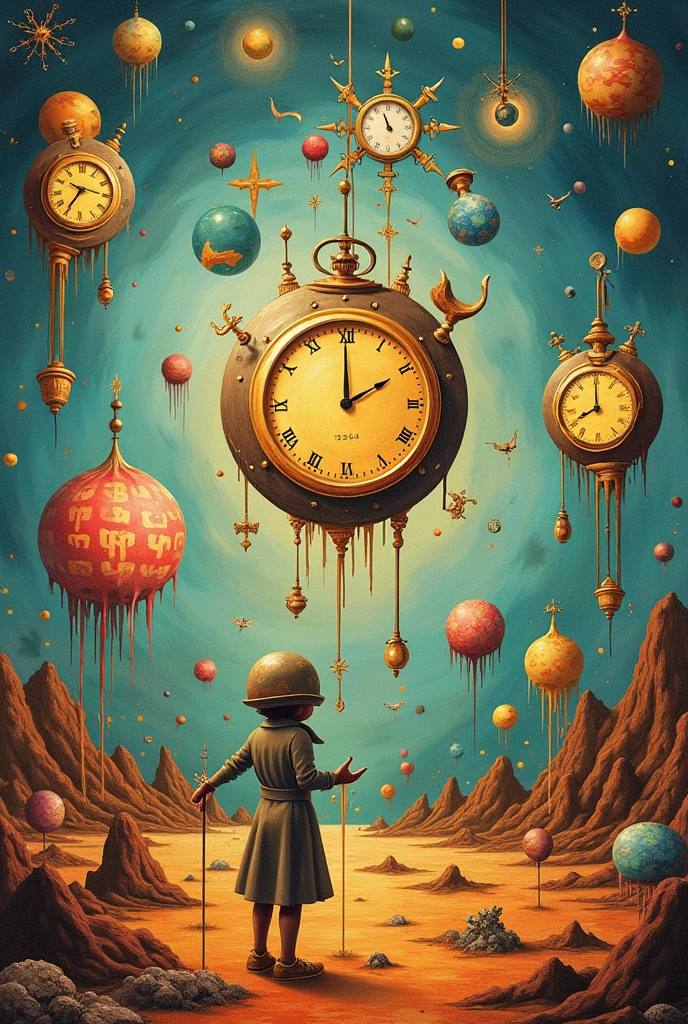 Reinterpret the work of Silvador Dali and turn it into a pattern