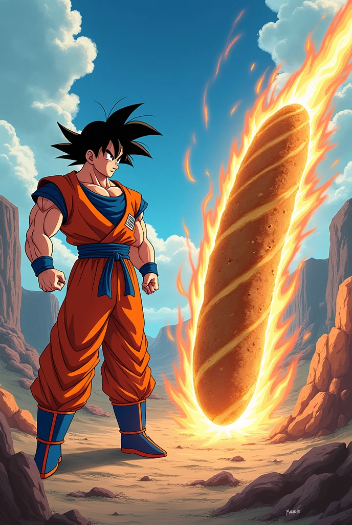 Dragon Ball、Vegeta style、Eating a lot of meat、The background is space