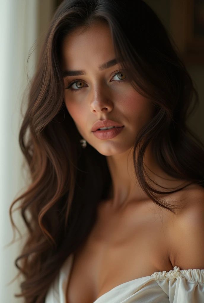 Woman, delicious, curly hair, new