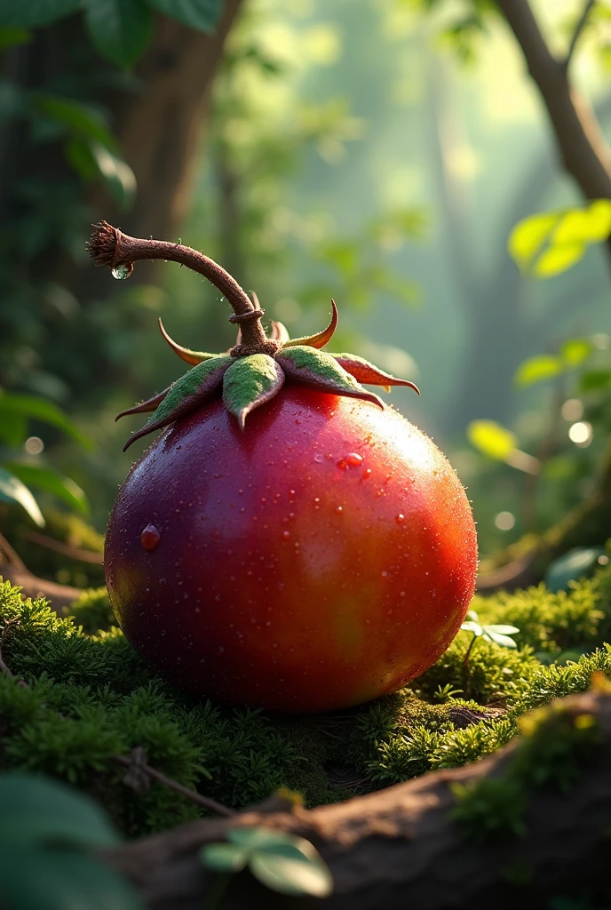 A small simple plant with medicines or drugs for fruits