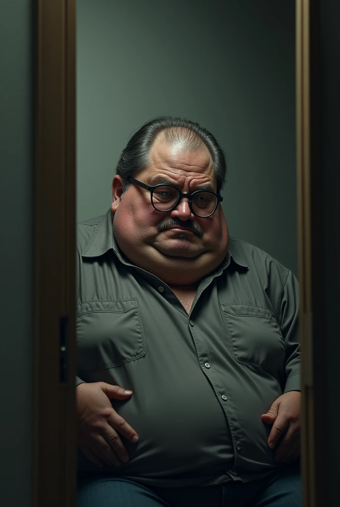 fat Loser Anal Glasses freckles