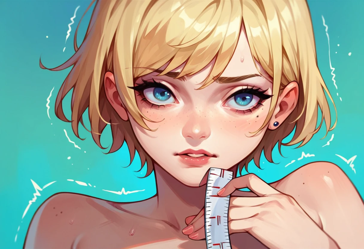 8k quality, only face in picture, wet, naked, shy, sexy, clean body, Elle fanning, short hair, shy, cum on face, Mouth open, looks up, looks at the viewer, ahegao, titjob, large dick, cum on face, cum on hair
