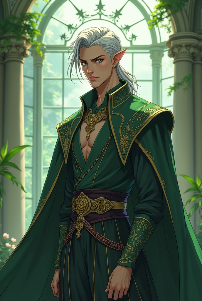 (male satyr), (satyr),(male) wild mane of forest-green hair with flowers, mossy-green eyes, ornate robes woven from natural materials, handsome male, rpg, hi res, 4k, 8k, 16k, ultrahd, realisitic, photon mapping, radiosity, cinematic lighting, sharp focus, best quality, volumetric lighting, volumetric light, concept art, path tracing. warm colors, (RAW photo., best quality), (realistic, Realistic: 1.3), NVIDIA RTX Ray Tracing, octan render, high-resolution, beautiful, Awesome, finely and highly detailed, masterpiece, ultra-detailed, High, (best illustration), (best shadow), intricate, sharp focus, perfect composition, fantasy, intricate, elegant, volumetric mist, 8k UHD, DSLR, high quality, (grain of film: 1.4), Fujifilm XT3, art-station, smooth and sharp focus, detailed