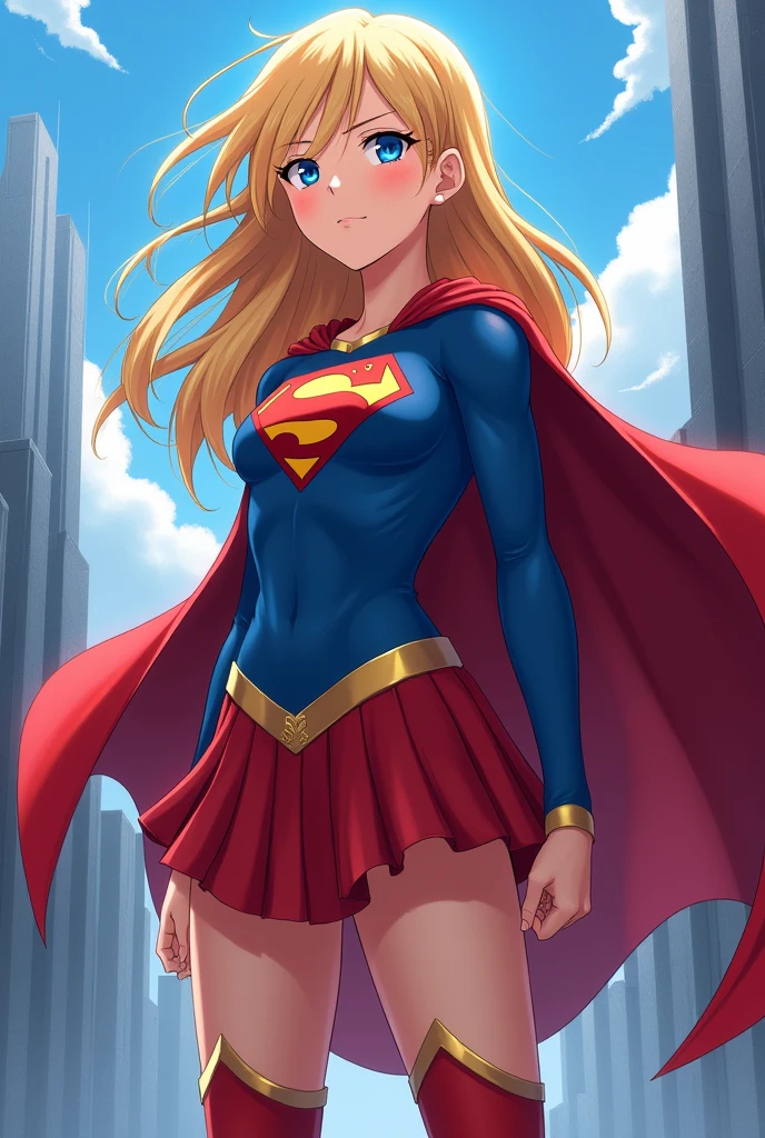 tightsuit,girls,Whole body diagram,Raised sexy,Supergirl,DC