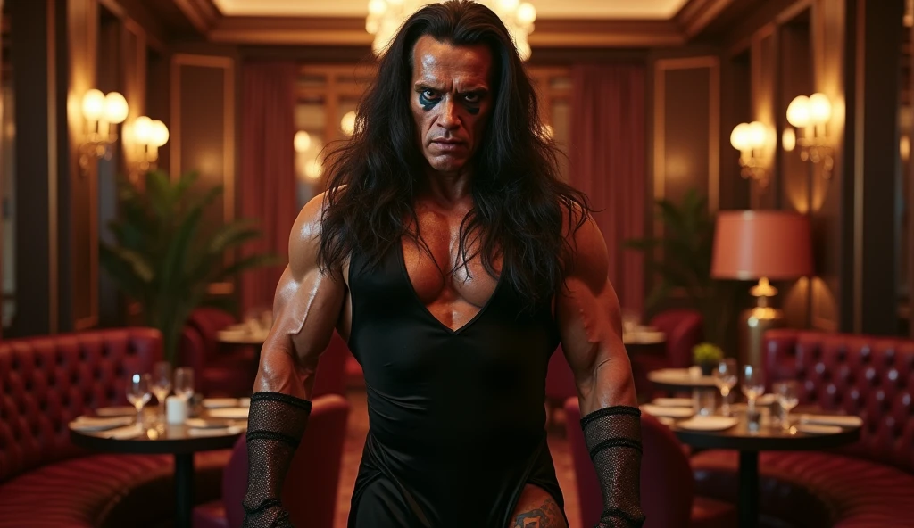 Rob Zombie as spider woman, concept art, 4k