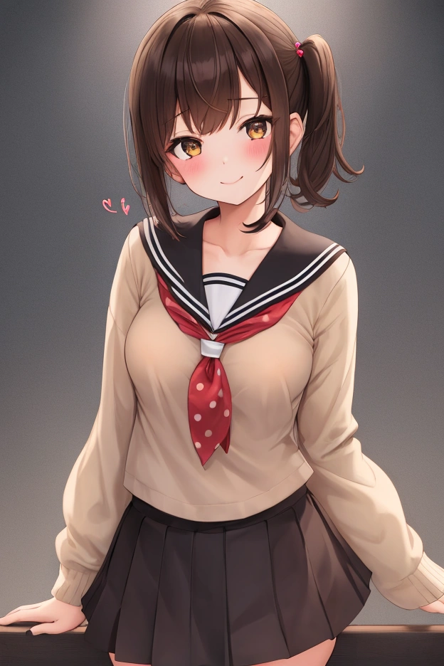 Chica de anime con un gran pecho en uniforme escolar, Una colegiala hiperrealista, Colegiala realista, Colegiala hiperrealista, Ecchi, kantai collection style, Hanayamata, small curvy loli, Anime CG arte suave, OPPAI, linda colegiala, Marin Kitagawa Fanart, Makoto Shinka, Anime Moe Artstyle, Colegiala
