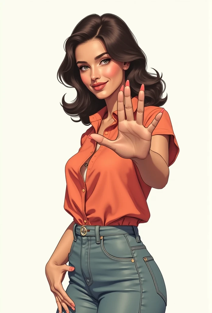 Com um dragão Ennifer Connelly, very long to the waist and half curly with bangs, seios pequenos, olhos grandes com um brilho apaixonado, olhos verdes mel, Um lindo sorriso, vestindo uma camiseta preta longa com um terno feminino verde e jeans, in a serious and sweet comic-style pose, alta qualidade Jennifer Connelly personagem mulher estilo Jennifer Connelly com marcas de guerras Imagem de desenho animado de uma mulher .Ilustra??o estilo desenho animado, estilo de arte dos desenhos animados, estilo de arte dos desenhos animados, digital illustration style, estilo atompunk projeto de pessoaagens altamente detalhado, arte digital detalhada coragem, Forest Fan Art, Design de personagens de retrato, beautiful digital illustration, retrato de alta qualidade, Arte em quadrinhos, mulher jovem cabelo com transas lindas . Queen Anna by Jennifer Connelly lined eyes Medium large bust and wonderful sexy clothes. image expression of sexual desire from waist to head illustration Queen Anne of Arendelle atompunk style Fallout 4 style pose playboy magazine sensual witch Character cartoon style facial expression happy beautiful smile and six medium small portrait mode waist up with lots of gold around her other stones portrait precious mode waist up queen of the south Jennifer Connelly GTA scenery dominatrix gold coins chest with jewelry with her boyfriend, um homem com barba preta, armado com um estilo militar, Jennifer Connelly Turnaround sheet Creates multiple images in different poses of the same cartoon character:1.2), Woman from Southern Brazil Drawing Art Gaucho Artline white background woman Cartoon image of a woman , roupas sensuais , garota Personagens GTA estilo artgerm femininas Yvonne Strahovski estilo de desenho garota,, pequeno, shy, bunda grande, catholic nun outfit , dynamic pose, Quente, soft or colored lips, fundo simples, perfect hands, anatomia perfeita, Apoie-se no estilo cartoon de Jennifer Connelly