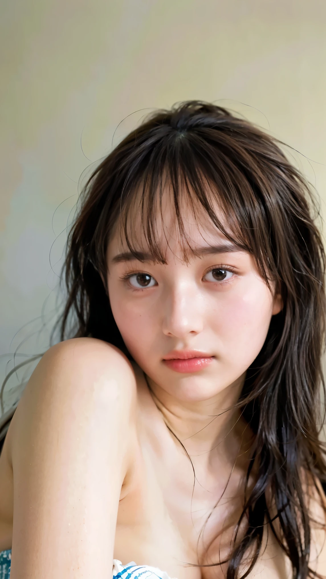 Cute Japanese Women Photos, smile:1.78, 20-year-old, Oil, One Length Hair＆Straight Hair Balm:1.55, (photo Realistic:1.4), (hyper Realistic:1.4), (Realistic:1.3), (Smoother lighting:1.05), (Improving the quality of cinema lighting:0.9), 32K, 1 person,20-year-oldの, Realistic lighting, Backlight, The light shines on your face, Ray Tracing, (Bright light:1.2), (Improvement of quality:1.4), (Highest quality Realistic textured skin:1.4), fine grain, Detailed face,(smile:0), (Emphasis on face close-up:1.3), (Enhances the beauty of skin texture:1.1),((Extremely precise and accurate anatomy:1.0)), (Enhances the beauty of skin texture:1.1), Clean and glowing skin, mesh, thin:1.2, (Realistic:1.3), Realisticなライティング, (Smoother lighting:1.05), 32K, One Japanese woman, fine grain, Detailed face, (Film Grain:1.1),(Accentuates body lines:1.1), High resolution, Natural look, Kind eyes, Improves hair quality, Delicate light and shadow, Transparent muscles, Graceful pose, Beautiful Eyes, Sharp details, Soft light reflection, Beautiful contours, Delicate skin tone, Fine hair texture,Cute Japanese Women Photos,