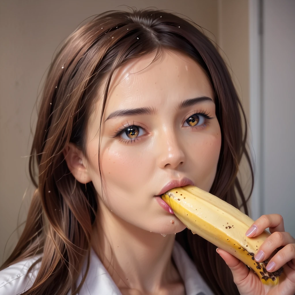 2 beautiful NOGIZAKA GIRLS, detailed portrait with extremely detailed features, wet open lips licking and deep sucking Hard a banana, dynamic and joyful expression, professional photorealistic hyperdetailed, (best quality,8k masterpiece:1.2),ultra-detailed,(realistic,photorealistic,photo-realistic:1.37), perfecteyes with sparkling highlights, beautiful detailed lips,extremely detailed eyes and face,longeyelashes. KAWAII NOGIZAKA Girls