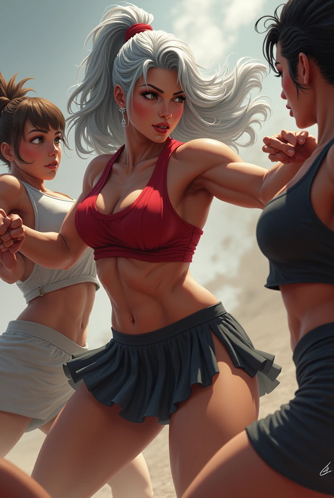 Hot anime athletic women
