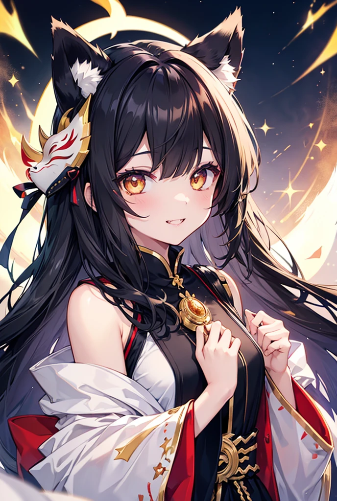 ((highest quality)),(ultra high resolution),(Super detailed),(detailed description),((best CG)),(best work of art),super precision art,amazing drawing art,(Chinese style art with precise details:1.5), (adult women:1.7),(beautiful and well-shaped face:1.6),(long slit eyes:1.7),(A Chinese dress dyed with a precise and detailed gradation.:1.5),(Bun head:1.6),smile, look at her from a distance:1.4