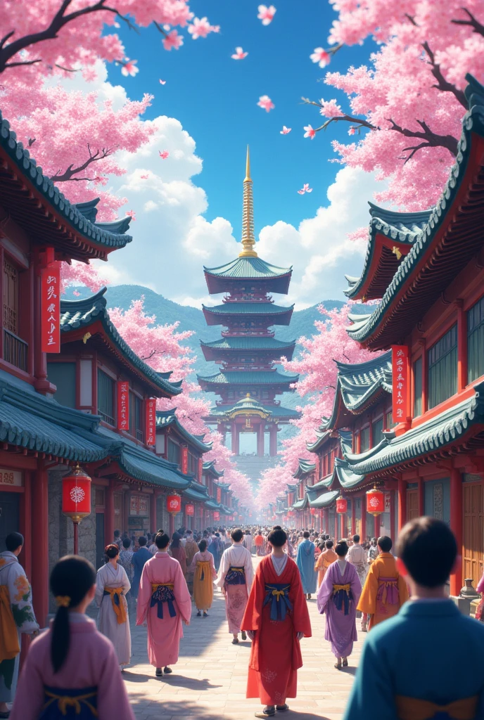 Wano Country, Flower Capital close up
