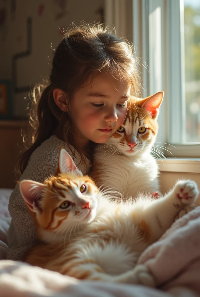 two lesbian children, gothic, playing with the pussy