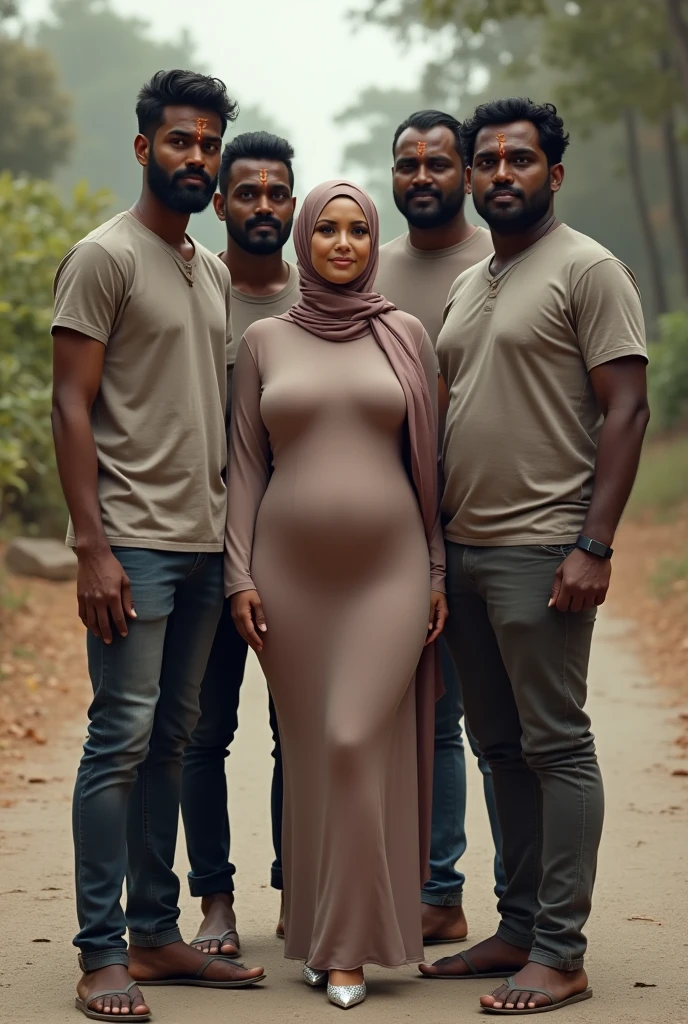 BEAUTIFUL AFRICAN PRIEST WEARING BLACK ROBE WITH BLACK HOOD. HE IS WEARING BLACK SHADES. HIS BEAUTIFUL LIGHT SKINNED AFRICAN QUEEN IS IN EARLY STAGES OF PREGNANCY. SHE IS WEARING TRADITIONAL CULTURAL AFRICAN WEAR A BLACK ROBE AND A WHITE VEIL ON HER HEAD. SHE IS WEARING BLACK SHADES. THEY ARE SITTED NEAR A FLOWING RIVER IN AFRICA