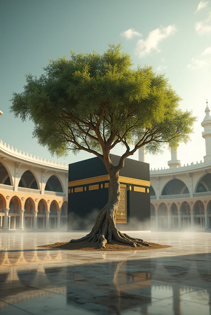 Tree ke under Makkah