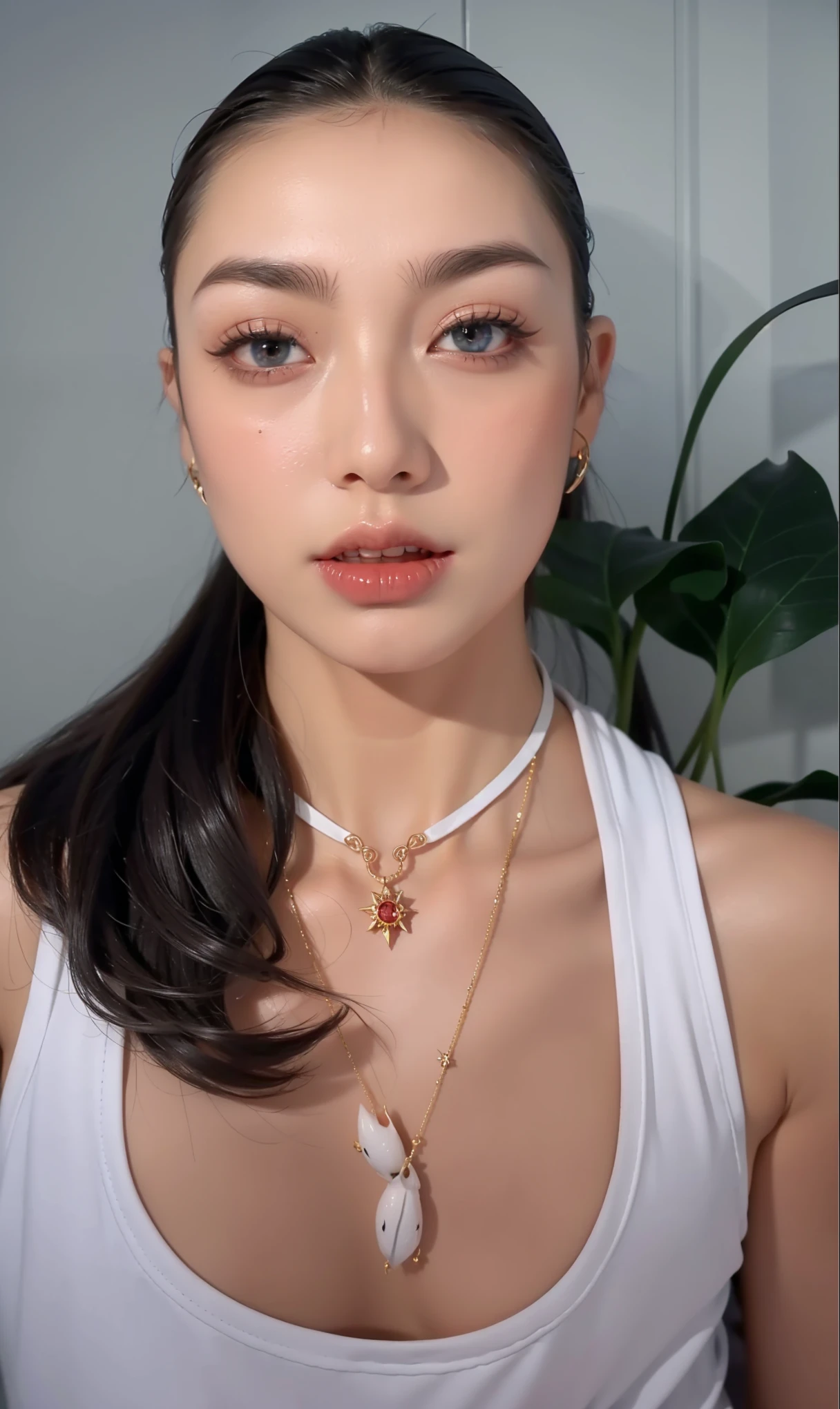 (Masutepiece:1.3), (8k, fotorrealista, Foto RAW, La mejor calidad: 1.4), Japanese, (1chica en), Cara hermosa, (Cara realista), (cabello negro), hermoso peinado, ojos realistas, hermosos ojos detallados, (Piel realista), Piel hermosa, atractivo, 超A high resolution, Un hiperrealista, Altamente detallado, golden ratio 、selfee、an 18-year-old girl、obra maestra, Calidad de imagen superior, Plano medio completo、(Tetas colosales:1.5)、Long-haired brown, (Ropa desabrochada), escote de la mama, (cara sonrojada:1.5), (lleno de sudor:1.4), Noche, Sit up on the bed and open your legs,(Inter-hebras), Pov、Whip whip、plomada、lleno de sudor、empapado、Station Platform、Sujetar el pecho con las manos、((El conejito Playboy、pantimedias de redes))、Actriz、Belleza、hposing Gravure Idol