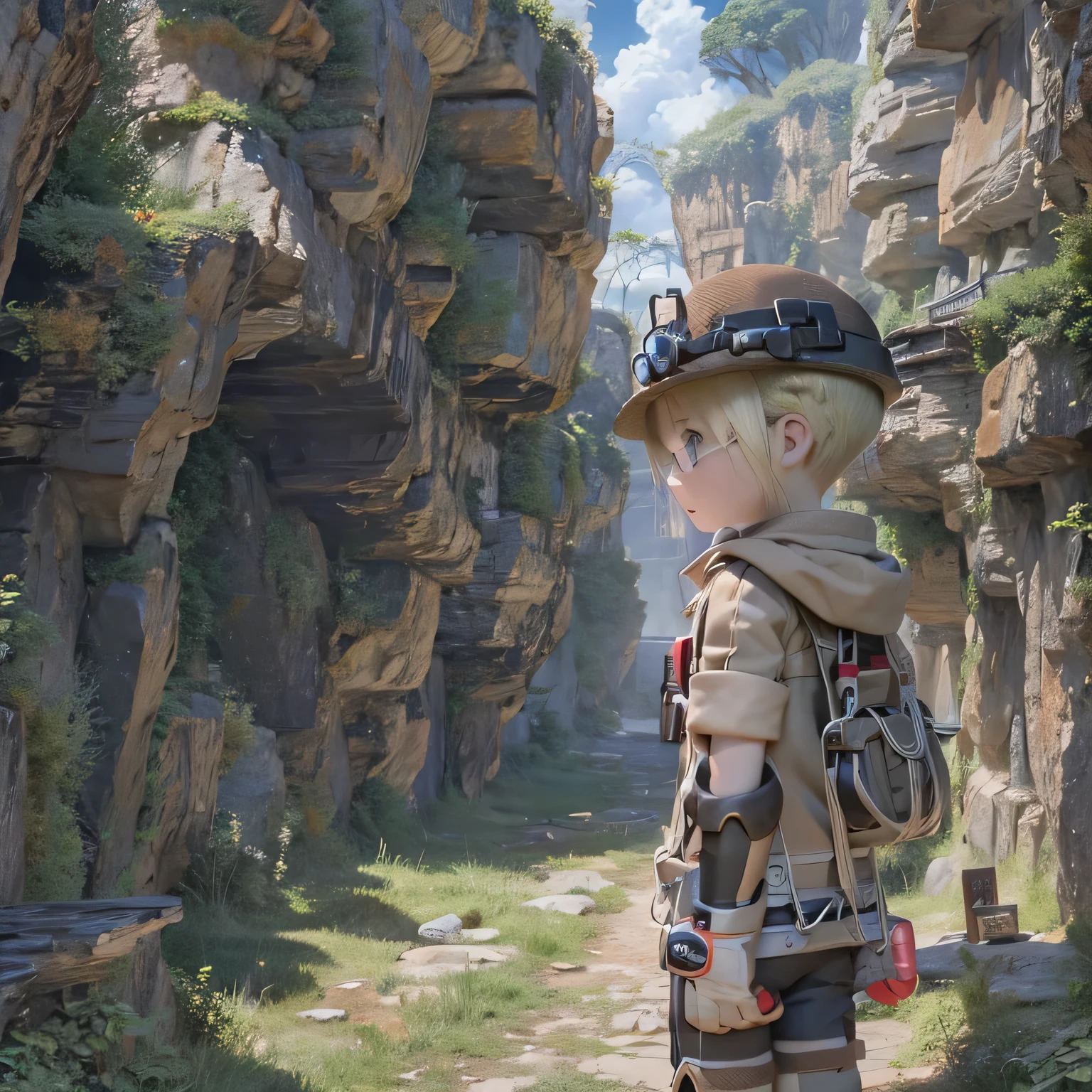 ,Rico,Made in Abyss,Walking through Blackrim Town
