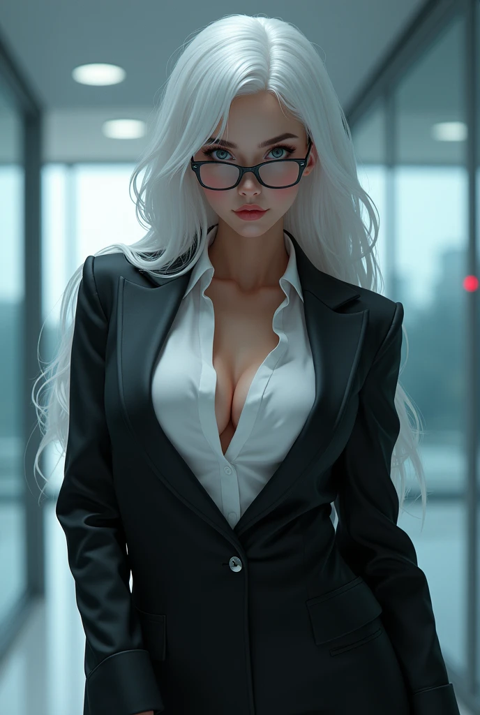 girl, short stature, thin build, unbuttoned white shirt, black panties, bedroom, daylight, bed, disheveled hair, white hair, long hair, blue eyes, freckles, glasses, pale skin, (bloom), Hyperdetailed, ArtStation, CGsociety, 8K, Surrealist, Zbrush, Unreal Engine 5, Bright Colors, Greg Rutkowski, Darksynth, Weta Digital, Focus, Octane Rendering, Super Sharp, Cinematic Light, High Quality, High Resolution, Style Smooth Color Manga Hayao, Photorealistic, High Detail, 8K, Trending Artstation, Octane Rendering, Cinematic Lighting, 3D Rendering, Vray Caustics, Volumetric Lighting, Dark Atmosphere, Moody Colors, Sense of Awe, Concept Art, Unreal Engine 5 Rendering, Cinematic Center Shot, Hyper Realistic, Ultra Detailed;