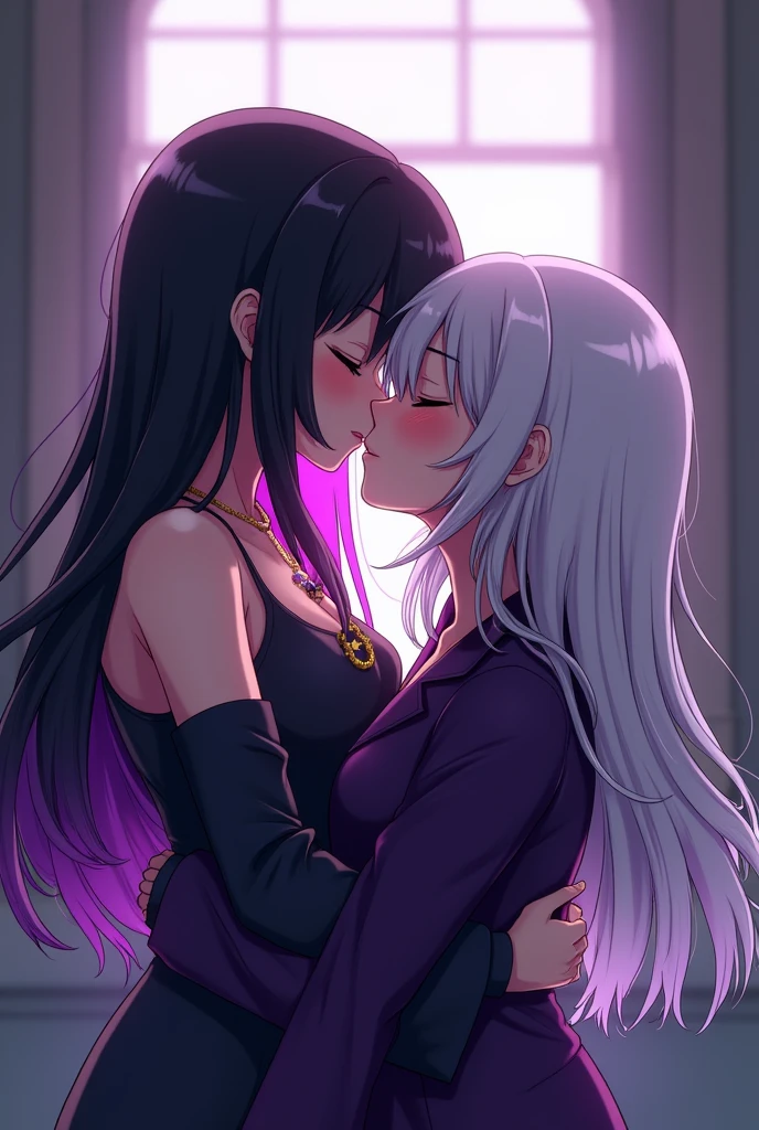 Two Women,Alpha ,Long blonde,gamma,Long Black Hair,((Touching the chest)), ((dress))),Big Breasts, kiss, (adult), (Elf)
 ((My crotch is wet)),Love Hotel,My crotch is wet,Are standing,(masterpiece:1.2), High resolution, Highest quality, 8k,