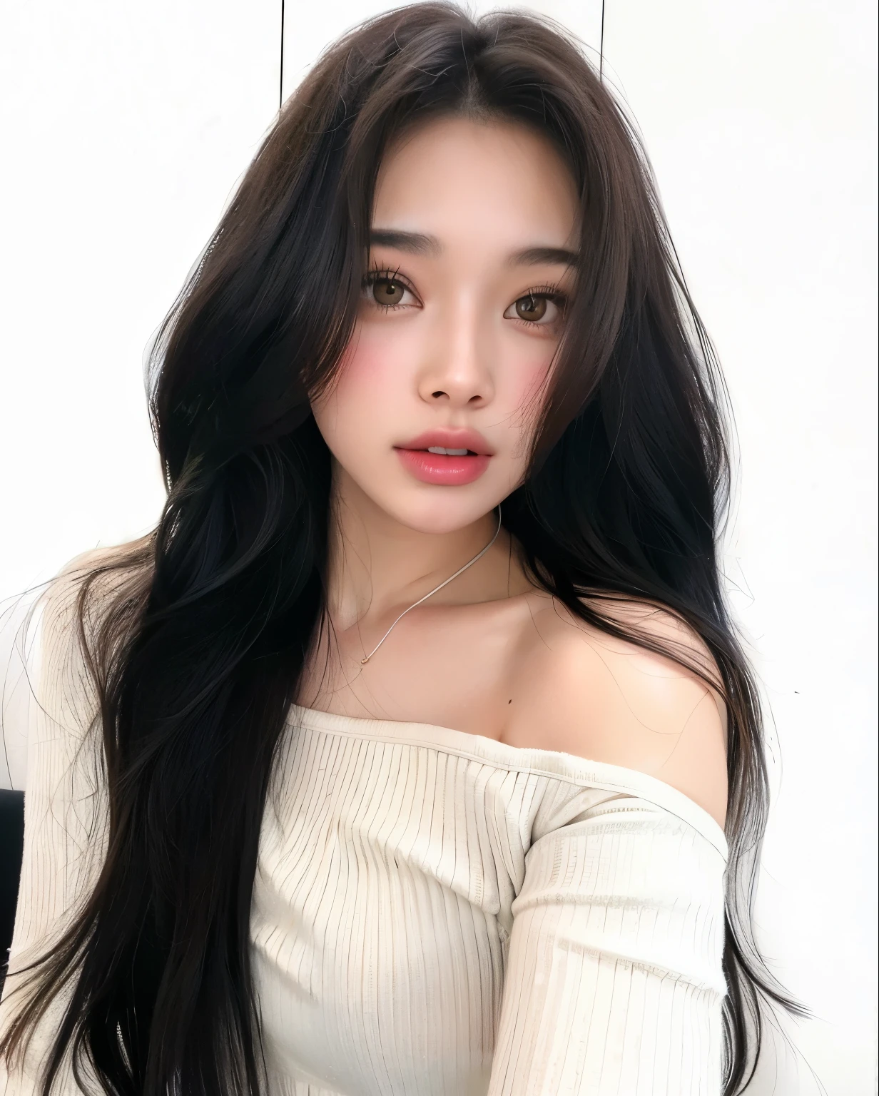 Asian woman with long black hair and white top, Mulher sul-korean bonita, linda mulher korean jovem, mulher korean jovem bonita, Best Face,  korean, Jaeyeon Nam, Heonhwa Choi, Lee, Ji - Eun, Lee, Ji - Eun, Jinyoung Canella, Mulher korean, Dilabba Dilmurat, with long hair