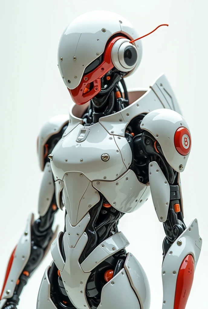 A robotic japanese school girl
