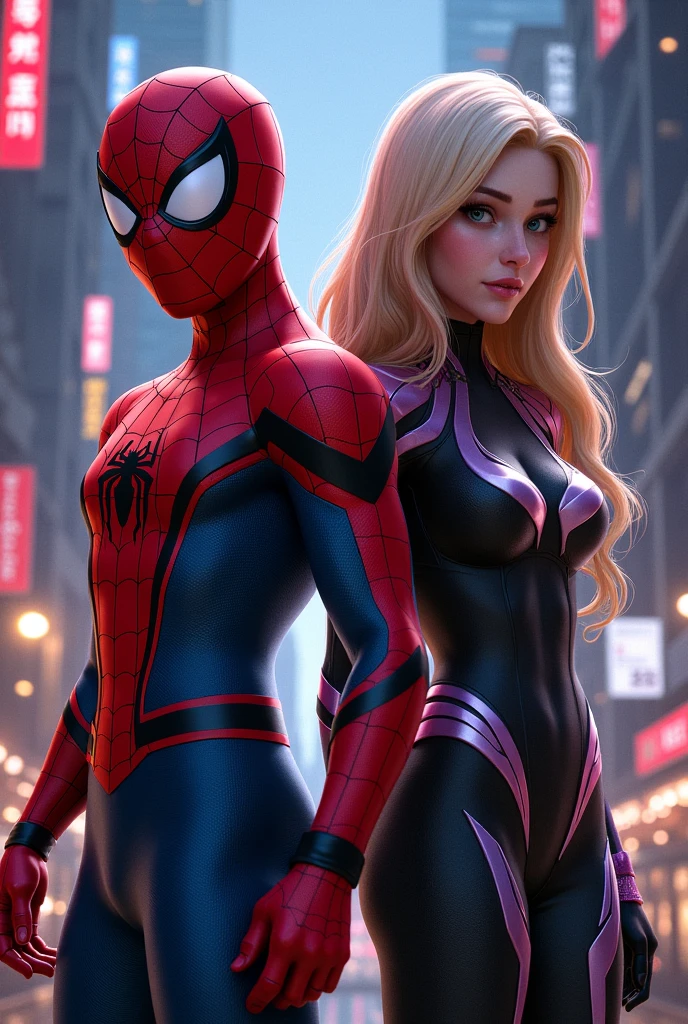 Spider guen and miles morales toguether