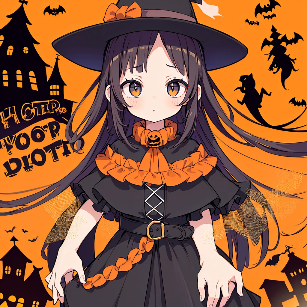 ((masterpiece,Highest quality)), Absurd,
No humans, pumpkin, Halloween, Witch Hat,
alone, View your viewers,
Structure of the film,