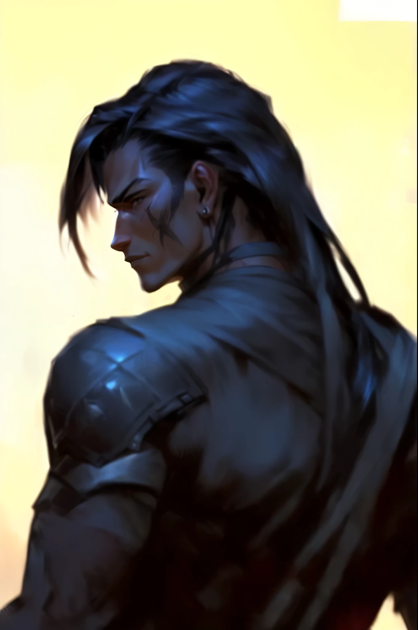 A warrior man, character art, handsome man, detailed face, perfect face, avatar image, character close up, john watkiss, character close-up, portrait of tifa lockhart, close up character, female character, character portrait closeup, more details, loba andrade from apex legends, wraith from apex legends, valorant character, video game avatar