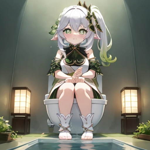 masterpiece, best quality, <lora:tom-000005:1>, Tomimiswimsuit, solo, water, little smile,