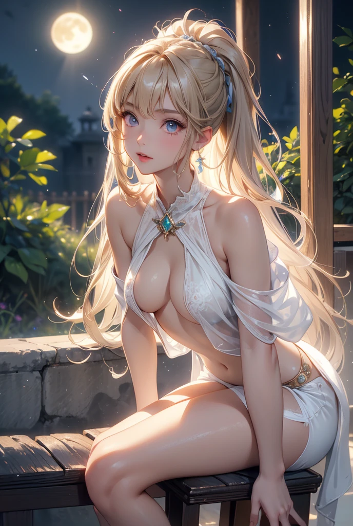 ((masterpiece)), ((Best quality)), (high resolution), (illustration), (an extremely delicate and beautiful), (ultra detailed beautiful face and eyes), nsfw,   1girl, leaning forward,  YukineChris, long hair, purple eyes, twintails, low twintails, ahoge, large breasts,volumetric lightning, moon night,knight_armor
detailed skin texture, detailed, volumetric shadow, anime screencap,Highest quality, Sorceress, ancient babylonian nobility, ((tan skin:1.2)), (brown skin color),Long hair, twin braids, hair ornament, wine colored hair, smile, Below average size breasts, bare shoulders, Leg spread、Groin、Yukine Chris、Wet condition
nude、Wet_shirt,Wet _underwear、tear_underwear
8K, masterpiece, Best_quality, high_resolution, ultra_details, detailed, 1girl, 独奏, looking_at_viewer, upper_body, braid, bangs, white_hair, hair_ribbon, hair_between_eyes, blue shorts、style(open_reg,hip_up)

sidelocks,depth_of_field,french_braid, sharp focus, perfect hands, perfect face, perfect eyes, perfect light, dynamic light, natural light, Masterpiece, Best quality, Cang、green、moon、