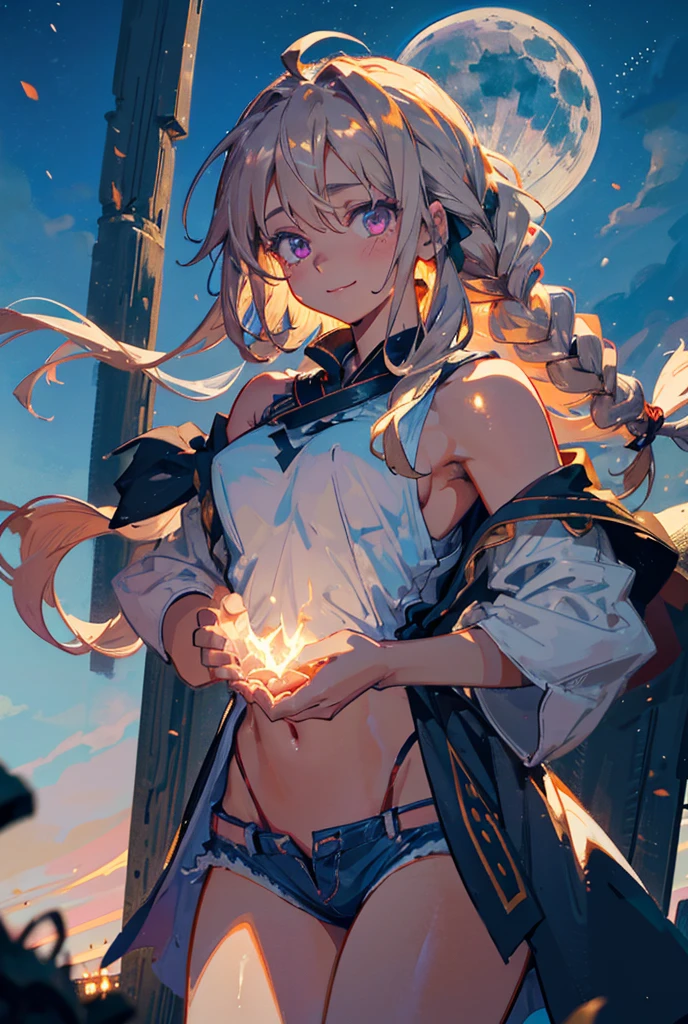 ((masterpiece)), ((Best quality)), (high resolution), (illustration), (an extremely delicate and beautiful), (ultra detailed beautiful face and eyes), nsfw,   1girl, leaning forward,  YukineChris, long hair, purple eyes, twintails, low twintails, ahoge, large breasts,volumetric lightning, moon night,knight_armor
detailed skin texture, detailed, volumetric shadow, anime screencap,Highest quality, Sorceress, ancient lonian nobility, ((tan skin:1.2)), (brown skin color),Long hair, twin braids, hair ornament, wine colored hair, smile, Below average size breasts, bare shoulders, Leg spread、Groin、Yukine Chris、Wet condition
nude、Wet_shirt,Wet _underwear、tear_underwear
8K, masterpiece, Best_quality, high_resolution, ultra_details, detailed, 1girl, 独奏, looking_at_viewer, upper_body, braid, bangs, white_hair, hair_ribbon, hair_between_eyes, blue shorts、style(open_reg,hip_up)

sidelocks,depth_of_field,french_braid, sharp focus, perfect hands, perfect face, perfect eyes, perfect light, dynamic light, natural light, Masterpiece, Best quality, Cang、green、moon、