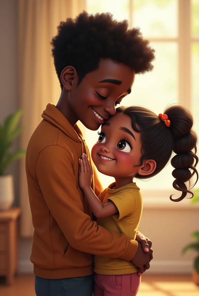 ((Photograph image of A hot Brobdingnagien sized Filipina giantess with gigantic, luscious, ginormagantuan, brobdingnagian sized thick lips, massively, smothering smooches a dwarf newborn black African minuscule boy on the entire dwarf black boy baby's minuscule face at once, the Filipina giantess's huge thick lips are much larger than the dwarf black boy baby's entire head while smooching the black boy's face)), ((as a result The Filipina giantess's wet, gigantic lips covers the entire dwarf black boy baby's miniscule head while smothering the black tiny boy, the Filipino giantess's ginormagagantuan huge lips engulf all of the dwarf black baby boy's chin and ends on the top of his forehead, the entire tiny black baby boy's face is completely suffocated by the Filipina giantess's gargantuan thick lips, along with the Filipina giantess's thick drooling saliva and lipstick splashes on the tiny black baby boy's entire suffocating face abundantly while smooching the black tiny boy's tiny face)), ((Resulting on the tiny black baby boy start pleasuring, blushing while getting kissed, the black baby boy's start erecting and sexual climaxes on her tits abundantly)), ((the black midget boy gets sexual arousals way more and wants way more of the Filipina giantess's wet big tasty smooches)), ((vibrant, highly detailed, massive size difference))