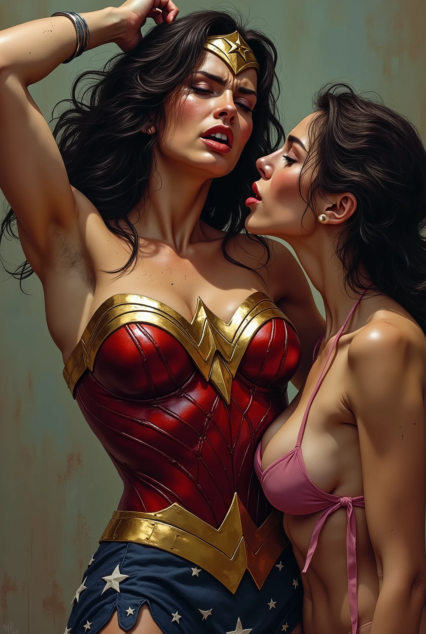 Wonder women nsfw 18+ full naked and a boy sucking jer berast