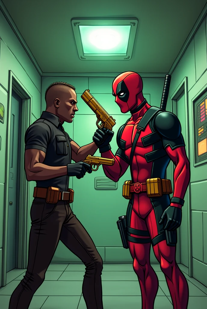 Deadpool asking what is the team cooking