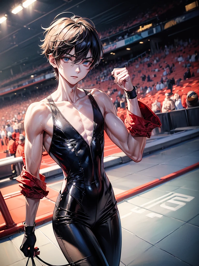 Anime Shounen,age uncensored,Naked all over the body,Naked,Naked,fullnude,No clothes,with short black hair, Hands tied with ropes,The feet are tied with rope,The body is tied by a rope,Tie it with a rope,did not wear panties,The is exposed to the audience,The is erect,The squirts white liquid,Be red in the face,nipple torture,Handsome,sweat leggs,enjoying,bareness,nakeness,Be red in the face,Tied by a rope,Frontal photo,Full body photo,Kneeling position,legs separated