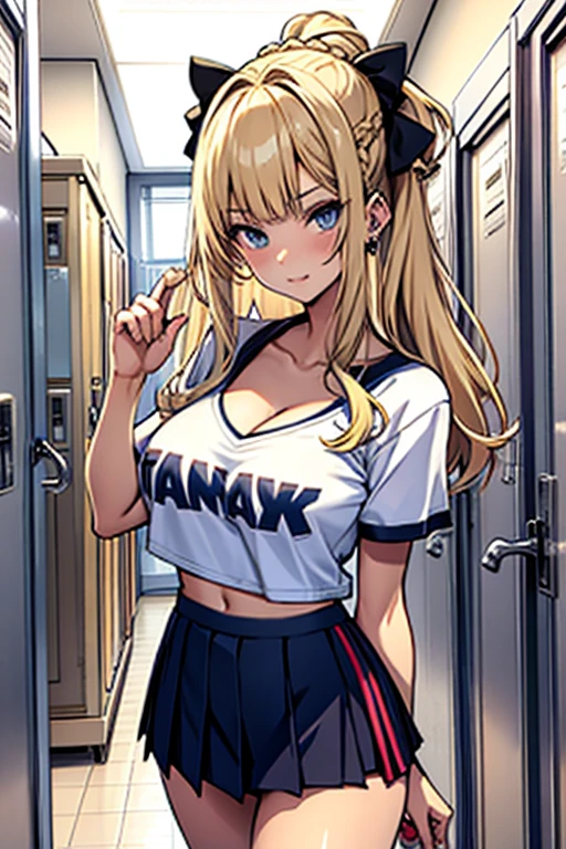 (highest quality:1.2, Very detailed, up to date, Vibrant, Ultra-high resolution, High Contrast, masterpiece:1.2, highest quality, Best aesthetics), Portraiture、girl、slim:1, Bright colors、Beautiful fine details、Beautiful lip detail、long hair, ((wavy hair:0.4))、messy hair, blonde and blue ((streaked hair:1.3)), highlights hair: 1.3, (medium breast:1), (tan skin:1.3), sitting chair, her room, happy, relaxing, cowboy shot
holding big wooden hand held sign (says "happy 2,000 members"\),
