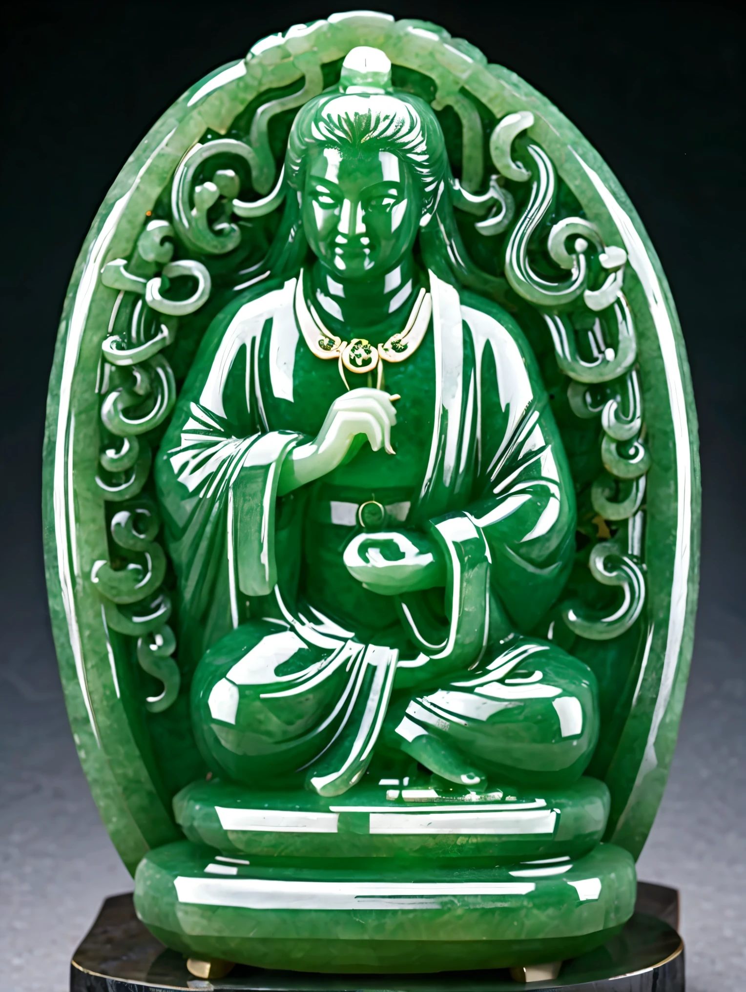 jade，Stone carving style