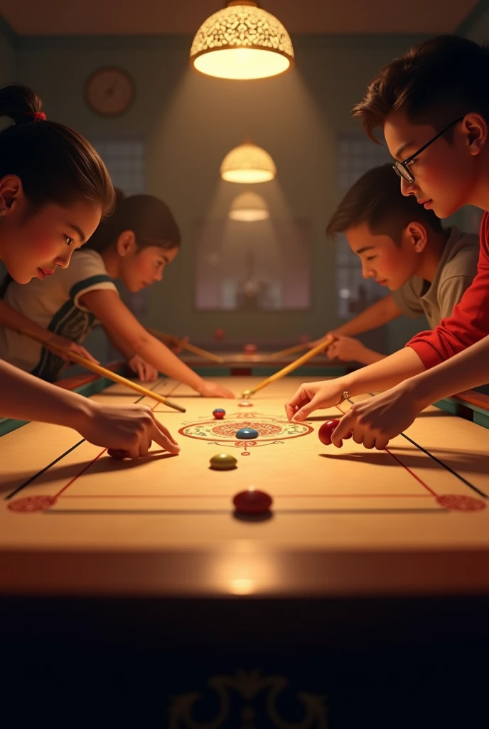 Videos of children playing pool