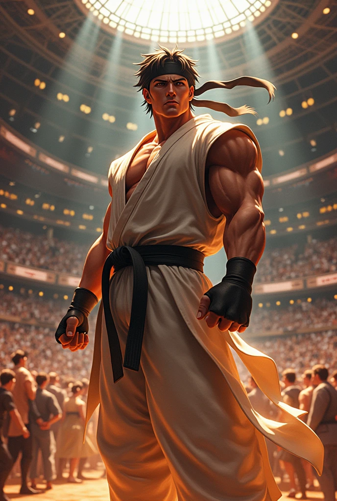 (masterpiece,Highest quality), ryo, The King of Fighters - SeaArt AI