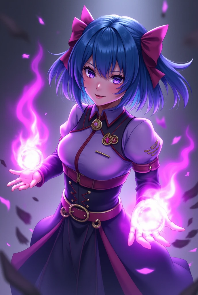 Girl,{Evil Smile},{Evil Circle},{Darkness Circle},