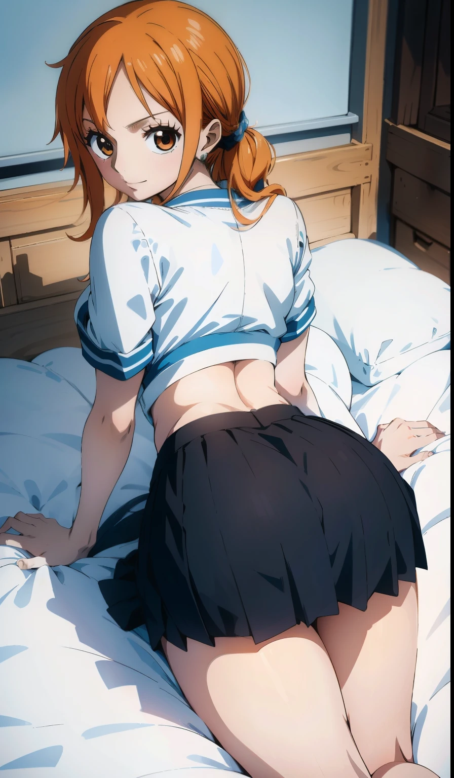 (best quality, perfect quality, detailed:1.3), asuna yuuki, (love juice:1.4), backfinger,1girl, hetero, bright, 1boy, ass, twintails, solo focus, anus, fingering, closed eyes, open mouth, white nightgown, (see-through:1.2), blush, sweat, censored, pussy, bangs, bed sheet, pussy juice, pov, pillow, blunt bangs, all fours, top-down bottom-up, from behind, clothes lift, anal fingering, on bed, mosaic censoring, tongue, (girl trembling with sexual climax:1.3), steam