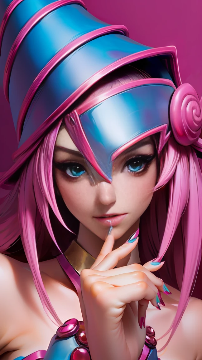 beautiful dark magician girls. Show your hands，Highlight beautiful nails. Painting on nails. Long and sensual nails. 