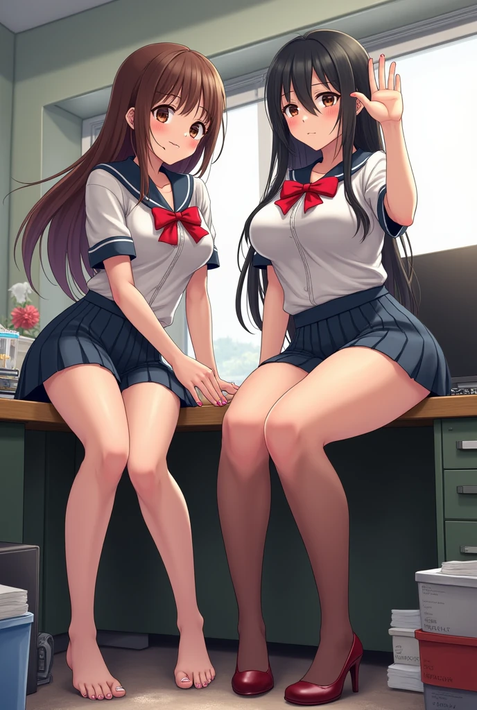 3 or more high school girls